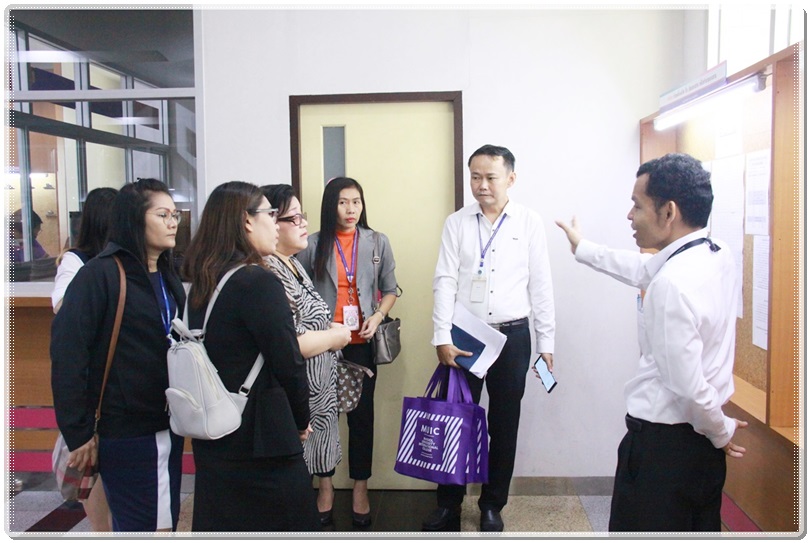 ﻿กรมบังคับคดีให้การต้อนรับคณะศึกษาดูงานจากวิทยาลัยนานาชาติ มหาวิทยาลัยมหิดล 